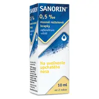 SANORIN 0,5 ‰ nosová roztoková instilácia 10 ml