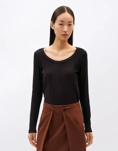 Thinking MU Black Casilda Top BLACK L