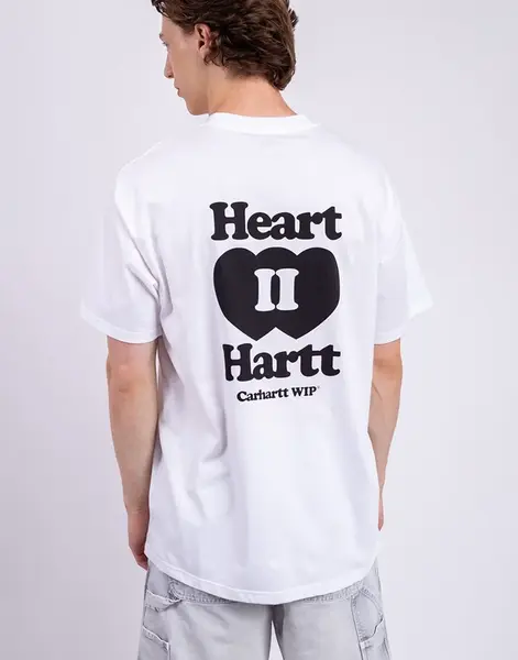 Carhartt WIP S/S Heart II Hartt T-Shirt White XS