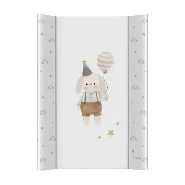 Podložka prebaľovacia 2-hranná s pevnou doskou (50x70) Ultra Light Birthday Bunny