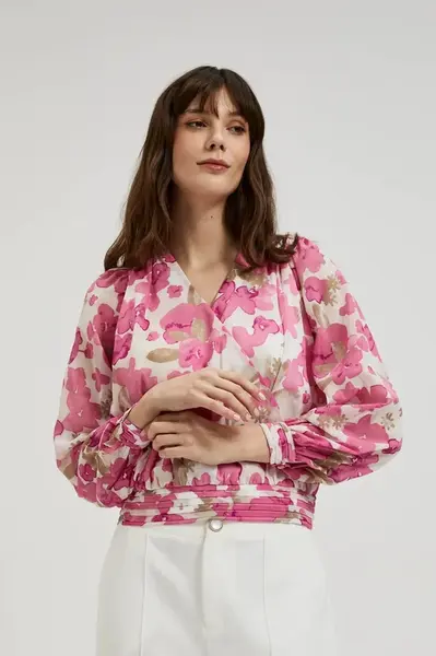 Marisse Women's Shirt L-Ko-4326 Pink