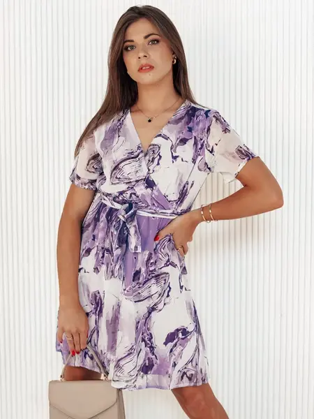 Fialové šaty CHICLOVE