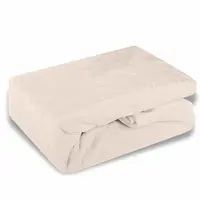 Plachta posteľná z mikroplyšu krémová EMI Plachta 180x200 cm