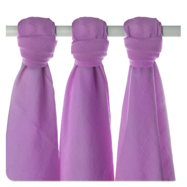 XKKO BMB Bambusová plienka 70x70, Lilac, (3ks)