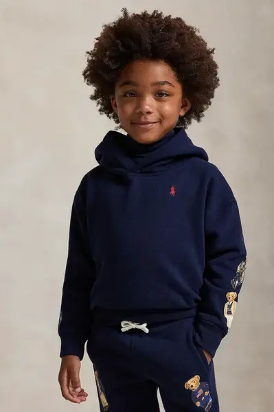 Detská mikina s prímesou bavlny Polo Ralph Lauren
