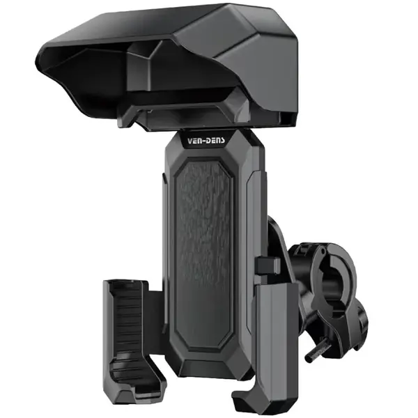 Držiak na Telefón pre Bicykel so Svorkou na Riadidlá - Čierna H34845