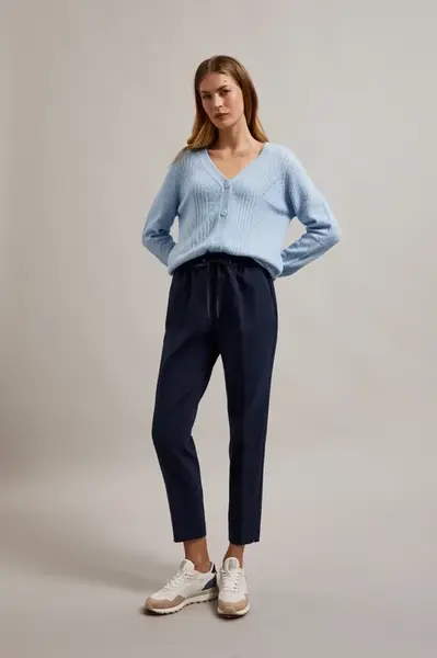 Marisse Women's Trousers Z-Sp-4522 Navy