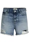 Světle modré dámské džínové kraťasy Guess Relaxed Short