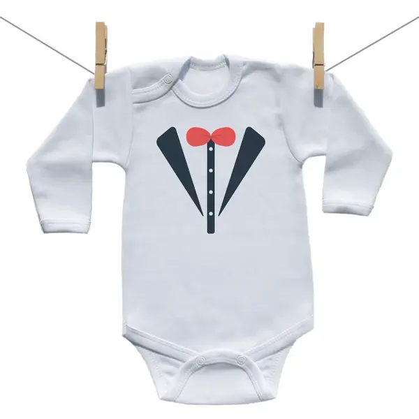 Boodyy Body s dlhým rukávom Oblek 56 (0-2 mesiace)