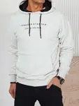 Pánská mikina s kapucí Barva světle šedá DSTREET