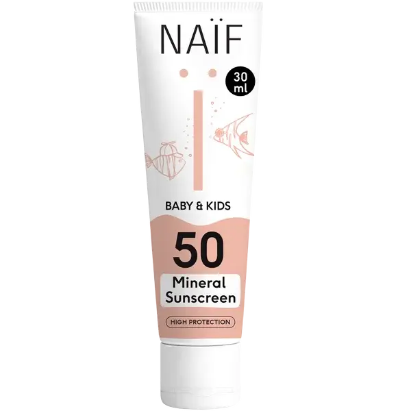 NAÏF Ochranný krém na opaľovanie SPF 50 pre deti a bábätká