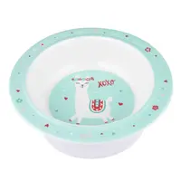 Miska melamínová s prísavkou 270ml 4m+ Exotic Animals tyrkysová