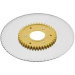 Nôž Ritter 518.142 s elektrolyticky lešteným povrchom zúbkovaný