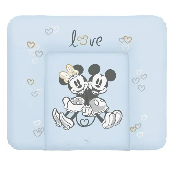 Podložka prebaľovacia mäkká na komodu (85x72) Disney Minnie & Mickey Blue