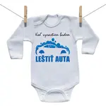 Boodyy Body s dlhým rukávom Keď vyrastiem budem leštiť auta 56 (0-2 mesiace)