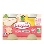 BABYBIO Príkrm hruška Williams (2x 130 g)