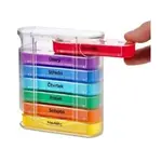 SIMPLYMED+ týždenný dávkovač liekov farebný