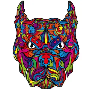 Drevené puzzle Pitbull/M H21943
