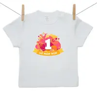 Boodyy Tričko s krátkym rukávom Už mám 1 rok Oranžová 116 (5-6 rokov)