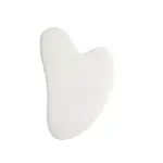 Venoc Masážny kameň guasha na tvár a dekolt z bieleho mramoru