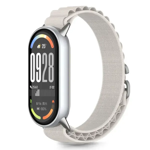 Tech-Protect Nylon Pro remienok na Xiaomi Smart Band 8 / 9 / 10, starlight