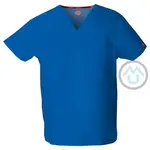 Unisex blúza V-výstrih - kráľovská modrá XL