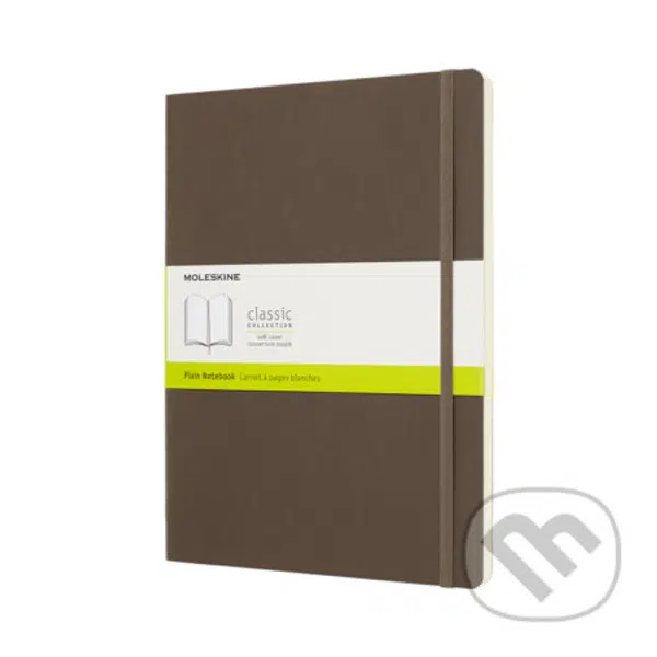 Moleskine - zápisník hnedý (veľký, čistý)