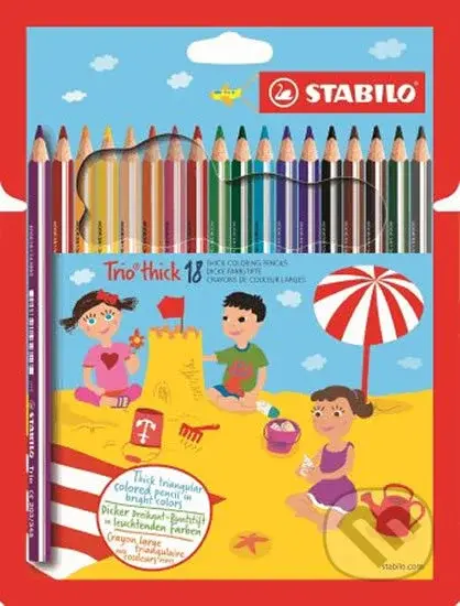 STABILO Trio thick 18 ks kartonové pouzdro