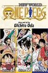 One Piece Volumes 67, 68 & 69 - Eiichiro Oda - kniha z kategorie Komiksy