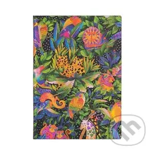 Paperblanks - zápisník Jungle song (midi, linajkovaný)