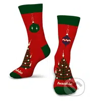 Ponožky Retro vianoce S (Unisex veľkosť S)