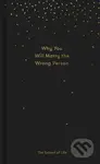 Why You Will Marry the Wrong Person - kniha z kategorie Psychologie