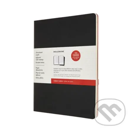 Moleskine - sada 2 plánovacích zošitov Cahier (čierny a červený)