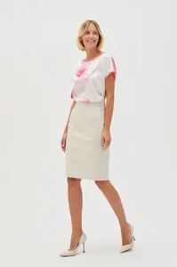 Marisse Women's Skirt L-Sc-4606 L.Beige