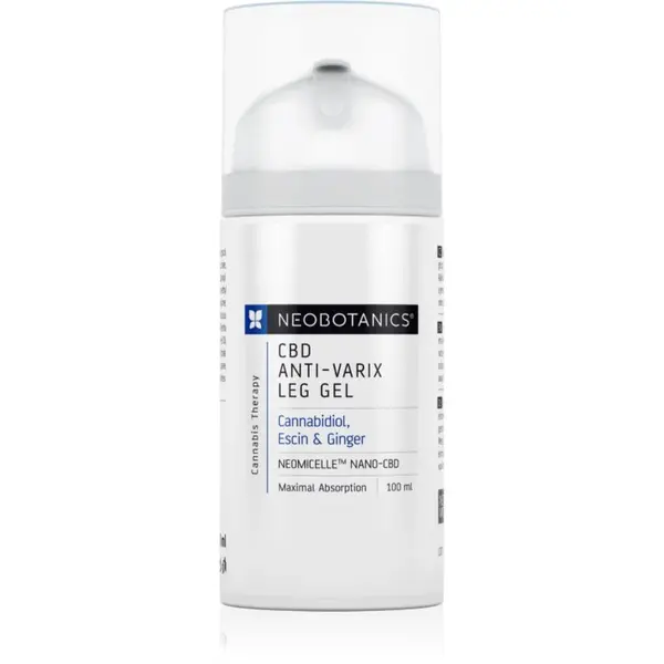 Neobotanics CBD Anti-Varix Leg Gel gélová emulzia pre tažké a unavené nohy 100 ml