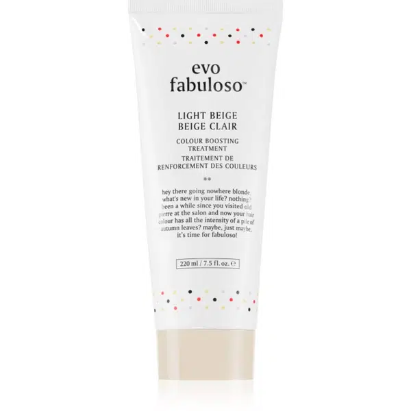 EVO Fabuloso Colour Boosting Treatment kondicionér pre zvýraznenie farby vlasov odtieň Light Beige 220 ml