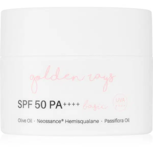 Nacomi Next Level Golden Rays hydratačný denný krém SPF 50 holiday 50 ml