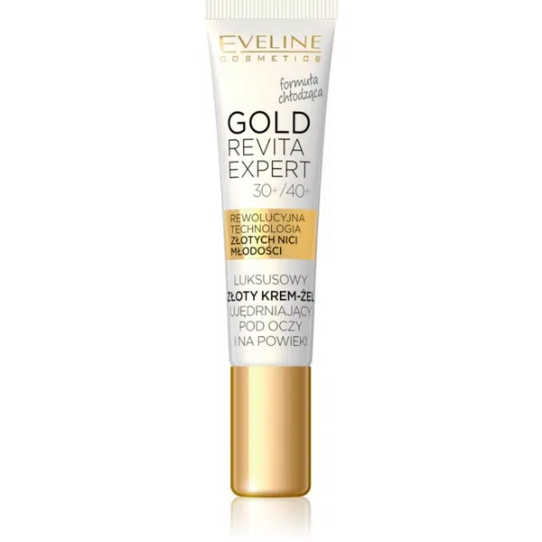 Eveline Cosmetics Gold Revita Expert spevňujúci očný krém s chladivým účinkom 15 ml