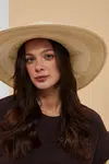 Marisse Women's Hat L-Cz-4003 L.Beige