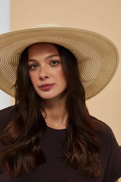 Marisse Women's Hat L-Cz-4003 L.Beige