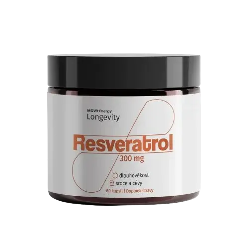 MOVIT ENERGY LONGEVITY - Resveratrol 300 mg, 60 kapsúl