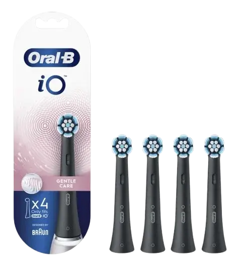 ORAL-B kefkové hlavy pre citlivé ďasná, čierne 4 ks