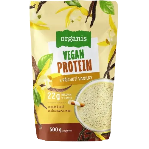 ORGANIS VEGAN proteín vanilka 490 g
