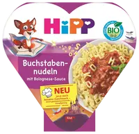 HIPP BIO Písmenkové cestoviny s boloňskou omáčkou 250 g
