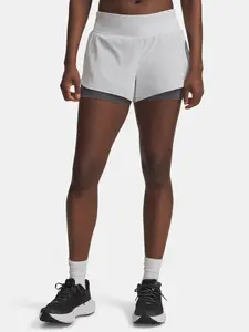 Women's shorts Under Armour UA Launch Pro 3in 2in1 Shorts-GRY - Women's