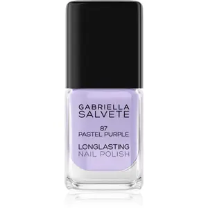 Gabriella Salvete Longlasting Enamel dlhotrvajúci lak na nechty s vysokým leskom odtieň 87 Pastel Purple 11 ml