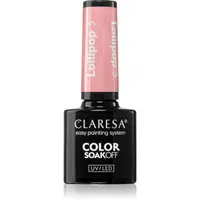 Claresa SoakOff UV/LED Color Lollipop gélový lak na nechty odtieň 3 5 g