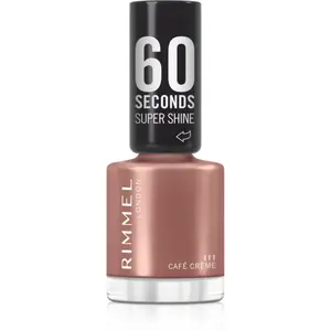 Rimmel 60 Seconds Super Shine lak na nechty odtieň 111 Café Creme 8 ml