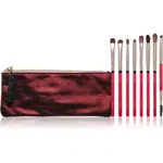 NABLA Cosmetics Ruby sada štetcov na líčenie očí s puzdrom