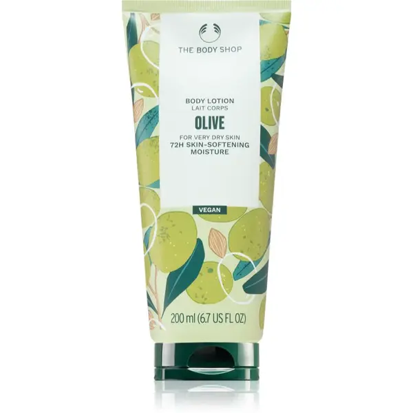 The Body Shop Olive Body Lotion zjemňujúce telové mlieko pre suchú pokožku 200 ml